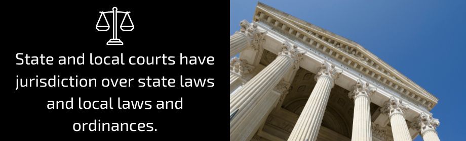 state and local court systems