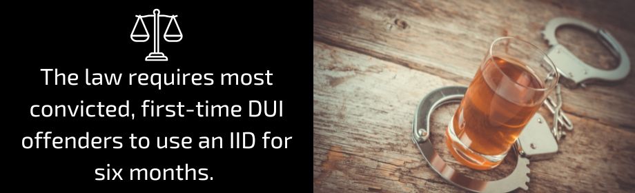 first-time DUI offenders much use an IID